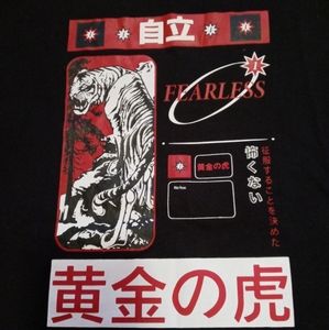 LG. Long-sleeve Original Gravity Asian tiger t-shirt